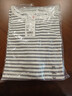 優(yōu)衣庫女裝羅紋船領(lǐng)條紋T恤/五分袖26春夏新款486466 01 乳白色 3XL 曬單實(shí)拍圖