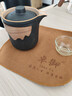 元兮陶瓷手抓壺茶壺單壺大號防燙蓋碗茶杯功夫茶具泡茶器快客一壺二杯 01款星海手抓壺 曬單實(shí)拍圖