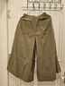 優(yōu)衣庫女裝休閑裙褲/七分褲褲子尼龍479399 56 橄欖色 S /155/64A 曬單實(shí)拍圖