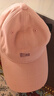 CACUSS帽子女棒球帽時(shí)尚簡(jiǎn)約休閑字母刺繡鴨舌帽男大頭圍顯臉小 粉色 曬單實(shí)拍圖