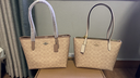 蔻馳（COACH）奧萊女士女包經(jīng)典標志中號CITY托特包單肩包手提包通勤禮物city26 SV/沙黃色/灰褐色 曬單實(shí)拍圖