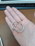 瑞泓祥999純銀耳針大圓圈素圈耳環(huán)寬圈高級感耳釘耳飾2026新款爆款耳圈 999銀針胖圈耳環(huán)【3CM低調美女】 曬單實(shí)拍圖