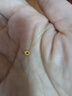 詠者金珠足金999轉運珠小金珠黃金手鏈女路路通散珠金豆送女友圓珠 4毫米古法約0.1g加厚版支持多退少補 曬單實(shí)拍圖