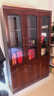 晨伴 辦公室文件柜木質(zhì)帶玻璃門(mén)落地書(shū)櫥3456門(mén)辦公柜書(shū)房書(shū)架置物保密柜子 1.2米三門(mén)書(shū)柜 曬單實(shí)拍圖