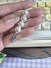 TFY加長(cháng)扣頭施家珍珠延長(cháng)鏈diy配件龍蝦扣神器項鏈毛衣鏈萬(wàn)能尾鏈條 【10mm珍珠】銀色元寶扣【總長(cháng)度7cm】 曬單實(shí)拍圖