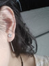 BJYLS999足銀四葉草耳線(xiàn)女長(cháng)款養耳睡覺(jué)不用摘純銀耳環(huán)耳鏈耳釘耳飾女 S999足銀四葉草流蘇耳線(xiàn)（單只） 曬單實(shí)拍圖