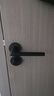 固特（GUTE）門(mén)鎖室內家用房門(mén)鎖臥室黑色門(mén)把手輕音降噪分體鎖啞黑色  曬單實(shí)拍圖