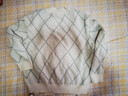 百圖betu女裝冬季新款毛衣棱形格提花珍珠裝飾時(shí)尚毛衫女2312T08 淺綠 L 曬單實(shí)拍圖