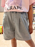 ASK JUNIOR蝴蝶結兒童褲子2026夏季中大童牛仔短褲A字型熱褲女童 藍色 160 曬單實(shí)拍圖