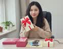 古耐五角星發(fā)夾水鉆發(fā)卡頭飾女劉海側(cè)邊夾碎發(fā)整理神器三八女神節(jié)禮物 曬單實(shí)拍圖