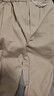 馬克華菲（MARK FAIRWHALE）休閑褲男士春季寬松直筒彎刀褲子男潮牌運動(dòng)長(cháng)褲男褲 米杏色 XL 曬單實(shí)拍圖