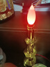 電子蠟燭燈神臺燈led長(cháng)明燈佛臺家用財神爺招財燈供燈電燭燈燭臺 【插電鎢絲款】5寸1對 【無(wú)火無(wú)煙】 曬單實(shí)拍圖
