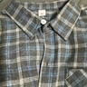 真維斯（Jeanswest）長(cháng)袖襯衫男秋季新款寬松休閑帥氣上衣韓版情侶格子襯衣外套男 深灰 XL 曬單實(shí)拍圖