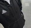 adidas日常通勤休閑三條紋連帽夾克外套男裝秋季阿迪達斯輕運動(dòng) 黑色/白   M 曬單實(shí)拍圖