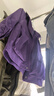 雪中飛兒童外套春裝新款中大女童潮酷夾克男童紫色學(xué)院風(fēng)上衣戶(hù)外防風(fēng)衣 紫色 130 曬單實(shí)拍圖