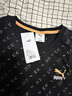 彪馬（PUMA）純棉黑色印花休閑短袖T恤男夏季圓領(lǐng)運動(dòng)上衣 532663 黑色-全印花-01 L (180/100A) 曬單實(shí)拍圖