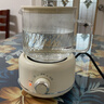 養生壺燒水壺熱水壺恒溫壺煮茶壺泡茶壺一體玻璃全自動(dòng)小家用多功能辦公室大容量 0.6L 機械款養生壺【單壺】 曬單實(shí)拍圖