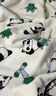 babycare嬰兒毛毯抑菌絨毯雙層兒童幼兒園被咘咘熊貓白 110*140 曬單實(shí)拍圖