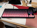 阿斯盾（AUSDOM）H87有線(xiàn)機械鍵盤(pán)漸變側刻客制化游戲電競辦公家用電腦鍵盤(pán)炫彩背光側光87鍵紫玉軸黑粉漸變 曬單實(shí)拍圖