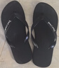 大嘴猴（paul frank）人字拖男士大碼夏季拖鞋戶(hù)外外出防滑耐磨夾趾沙灘鞋 黑  44-45 曬單實(shí)拍圖