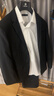 羅蒙西服男士商務(wù)彈力工裝休閑單西外套夾克正裝職業(yè)裝上衣小西裝結婚 曬單實(shí)拍圖