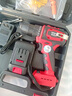 歐萊德 手電鉆電鉆電動(dòng)螺絲刀家用充電式手鉆電起子電批電動(dòng)工具 【升級無(wú)刷21v】一電一充+工具箱 曬單實(shí)拍圖