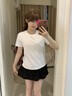 森馬（Semir）商場(chǎng)同款|短袖T恤女夏純色圓領(lǐng)正肩衣服2026百搭上衣101926100001 曬單實(shí)拍圖