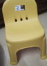 禧天龍家用加厚凳子椅子帶靠背幼兒矮凳寶寶椅小板凳換鞋凳創(chuàng  )意凳子 石青色1只裝【新款椅凳】 曬單實(shí)拍圖