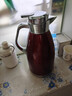 FANCYCHIC316不銹鋼保溫壺家用商用餐廳飯店水壺茶樓茶壺批發(fā)大容量暖水壺 紅色【防塵】保溫12-24 316L不銹鋼內膽【2.3升容量】 曬單實(shí)拍圖