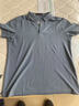 柒牌新疆棉涼感短袖t恤男2025夏季新款商務(wù)休閑翻領(lǐng)polo抗皺男士上衣 灰藍 L (175) 曬單實(shí)拍圖