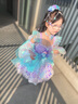 G.duck童裝洛麗塔公主裙女童連衣裙夏季美人魚(yú)裙子兒童蛋糕裙生日蓬蓬裙 單件裙子 110 尺碼4~5歲【100-110cm】 曬單實(shí)拍圖