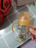 樂(lè )起PPSU奶瓶寬口徑硅膠奶嘴新生兒防脹氣喝水器嬰幼兒喂養吸管杯 240ml PPSU配偏心十字孔帶重力球-7月+ 曬單實(shí)拍圖