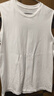 帛芮寬肩背心男純棉運動(dòng)無(wú)袖背心內穿健身籃球跑步男士白色打底汗衫 曬單實(shí)拍圖