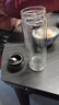 【京東物流配送】高硼硅雙層玻璃杯大容量泡茶杯水杯子茶水分離杯 【雙層加厚】茶杯350ml1只 曬單實(shí)拍圖