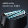 小適（showsee）電動(dòng)往復式三刀頭【性?xún)r(jià)比TOP】剃須刀凈剃快速全身水洗便攜刮胡刀送男友送父親生日禮物 F601-BK 曬單實(shí)拍圖