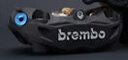 布雷博（Brembo）剎車(chē)卡鉗摩托車(chē)電動(dòng)車(chē)剎車(chē)盤(pán)卡鉗二代大螃蟹M4.32水鳥(niǎo)左--極夜黑 曬單實(shí)拍圖