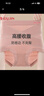 古今（GUJIN）婦女節禮物高腰內褲雙層交叉收腹純棉抑菌襠提臀透氣中老年三條裝 曬單實(shí)拍圖