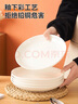 友來(lái)福陶瓷盤(pán)家用白瓷盤(pán)子8英寸中式餐盤(pán)菜盤(pán)酒店商用微波爐可用5只裝 曬單實(shí)拍圖