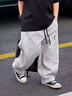 恒源祥童裝男生褲子衛褲棉褲休閑簡(jiǎn)約百搭童褲小男孩學(xué)生中大童直筒單褲 LH6998【灰色】 120 曬單實(shí)拍圖