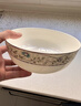 錦秋堂 景德鎮骨瓷餐具 家用陶瓷碗 高腳米飯碗 單碗散買(mǎi)單配微波爐可用 7英寸面碗 曬單實(shí)拍圖