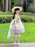 G.duck小黃鴨童裝洛麗塔公主裙兒童裙子女童生日禮服蓬蓬裙夏季連衣裙女 吊帶裙 110 （建議身高100cm 4-5歲）cm 曬單實(shí)拍圖