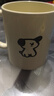奶油色坐姿可愛(ài)帕恰狗馬克杯子高顏值陶瓷杯ins風(fēng)水杯家用 米白色直身小狗杯隨機發(fā)1個(gè)350ML 曬單實(shí)拍圖