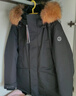 波司登羽絨服鵝絨長(cháng)款加厚連帽大毛領(lǐng)外套商場(chǎng)熱賣(mài)同款B250242213 曬單實(shí)拍圖