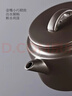 唐豐紫砂茶壺陶瓷泡茶壺家用功夫茶具單壺泡茶器 紫韻漢瓦壺 曬單實(shí)拍圖