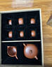 蘇蔻宜興紫砂套裝大紅袍茶具套裝純手工精品高端紫砂壺禮盒裝 祥瑞一壺六杯 曬單實(shí)拍圖