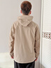 波司登（BOSIDENG）2026春季男士短款商務(wù)高智通勤連帽極簡(jiǎn)時(shí)尚外套B261214215 浮石卡其7H20 M 175/96A 體重約130-140斤 曬單實(shí)拍圖