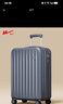 回力行李箱女帶杯架拉桿箱男皮箱子輕便學(xué)生密碼箱旅行箱22英寸星空灰 曬單實(shí)拍圖
