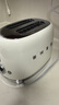 SMEG/斯麥格復古烤面包片機早餐機三明治吐司多士爐多功能家用小型生日喬遷新婚禮物官方正品6檔TSF01 奶白色（兩片式） 曬單實(shí)拍圖