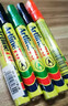 旗牌日本進(jìn)口旗牌記號筆 圓頭油性環(huán)保標記筆可加墨 快遞工業(yè)用防水速干物流筆 EK-70綠色圓頭1.5mm 12支裝 曬單實(shí)拍圖