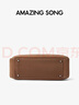 Amazing Song乙頌朱美吉同款女包差旅枕頭包通勤大容量單肩腋下包生日禮物 焦糖棕【頭層絲絨感小牛皮】贈愛(ài)心卡包 現貨速發(fā) | 禮盒發(fā)貨 曬單實(shí)拍圖
